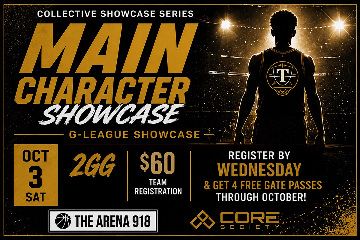 Main Character Showcase flyer