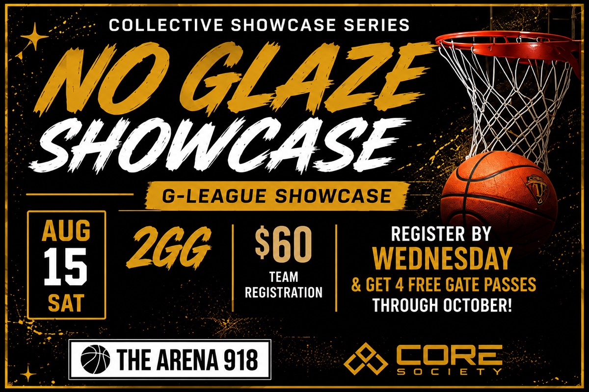 No Glaze Showcase flyer